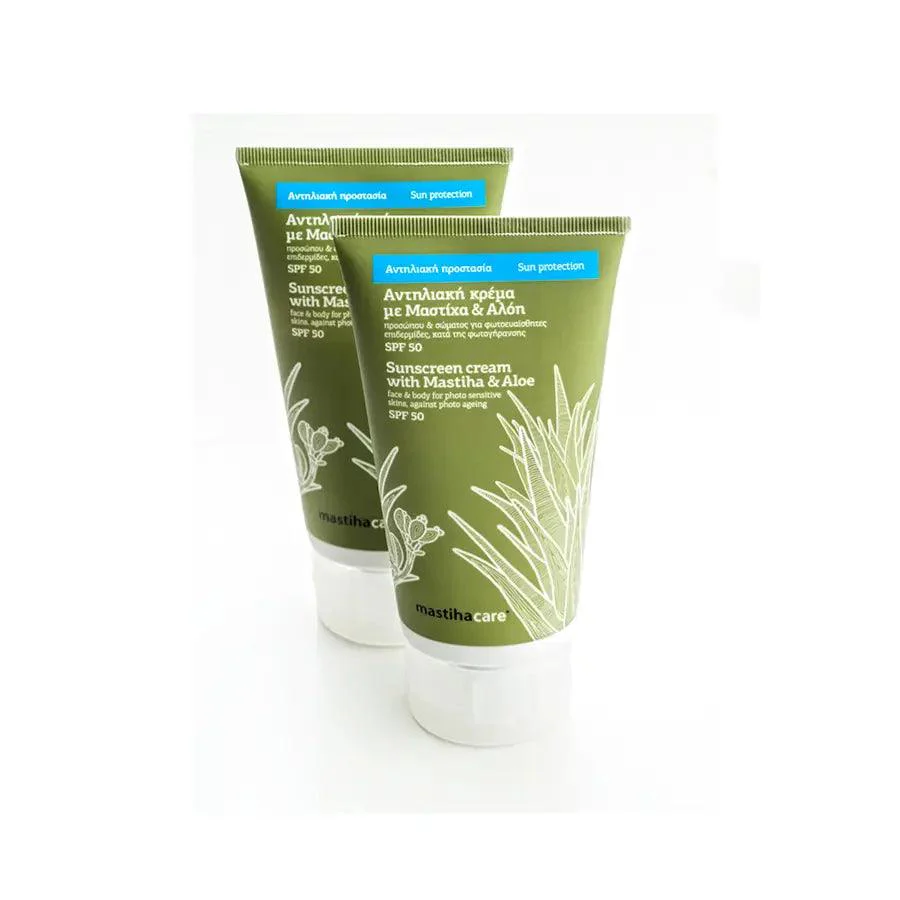 Zonnebrand met mastiek en aloë vera SPF 50